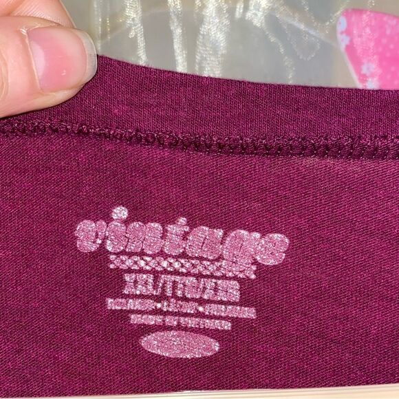 Maroon Vintage Old Navy Logo Tee XXL - Picture 2 of 4